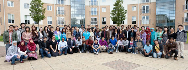 A Group of Wentworth Students Outside the College